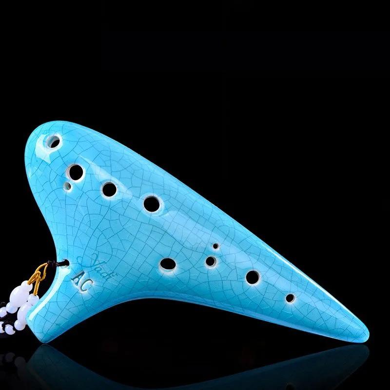 Ocarina 12 Holes Alto Tone C Sound Therapy Orff Instruments Ocarina of Time Professional Musical Instrument Offers Accessories Legend Ocarinas