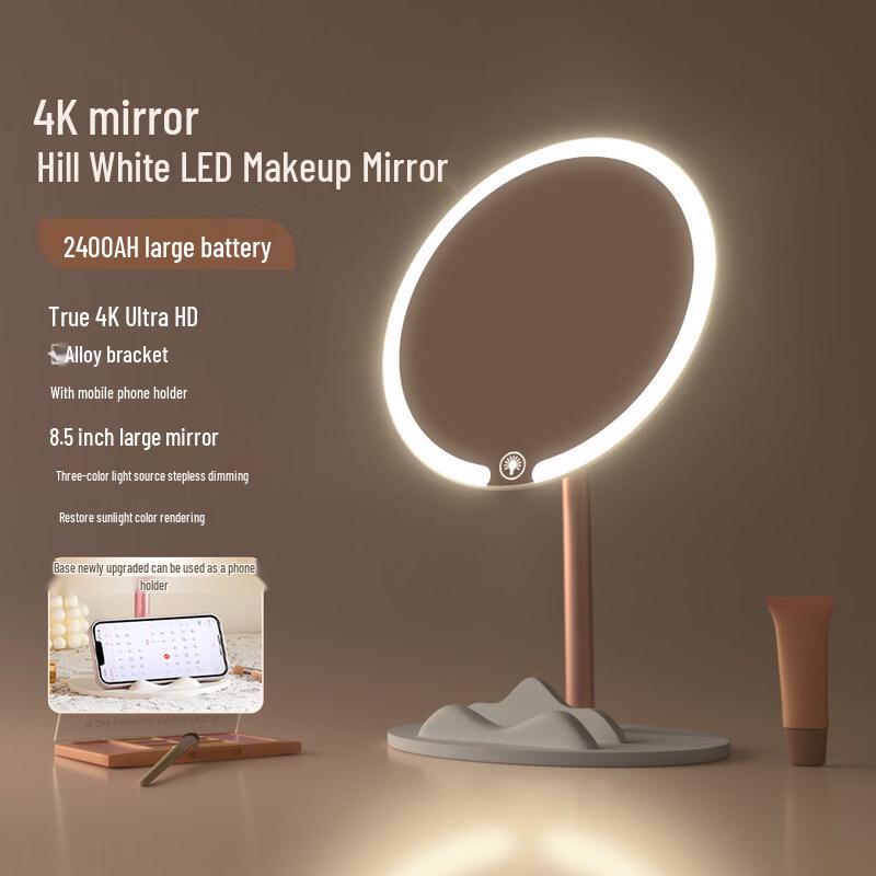 Portable Folding LED Makeup Mirror