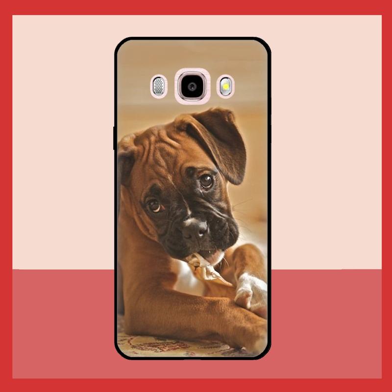 Boxer Dog Case For Samsung Galaxy J6 J4 Plus A6 A7 A8 A9 J8 2018 J3 J5 J7 2017 J1 A3 A5 2016 Cover