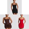Sexy Sleeveless Wrap Dress With High Waist For Streetwear Fashion