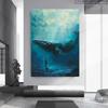 Wildtiere Zwei Hirsche Elefant Schwan Wal Wandkunst Leinwand Ölgemälde Poster und Drucke Wandbilder für Wohnzimmer Heimdekoration