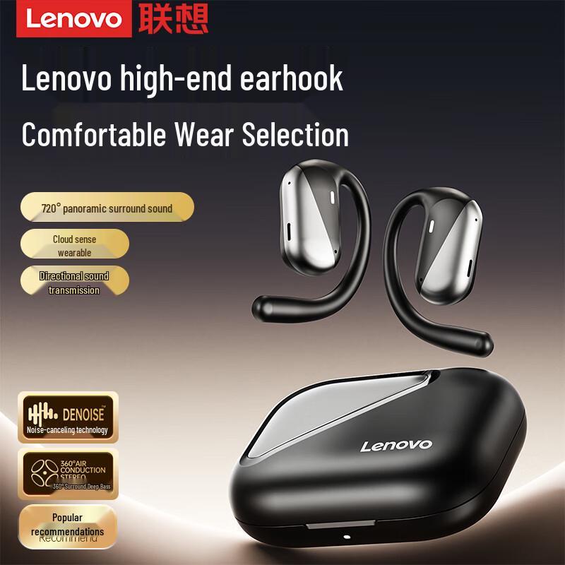 Lenovo Ear-Hook Open-Ear Wireless Bluetooth Sports Earphones
