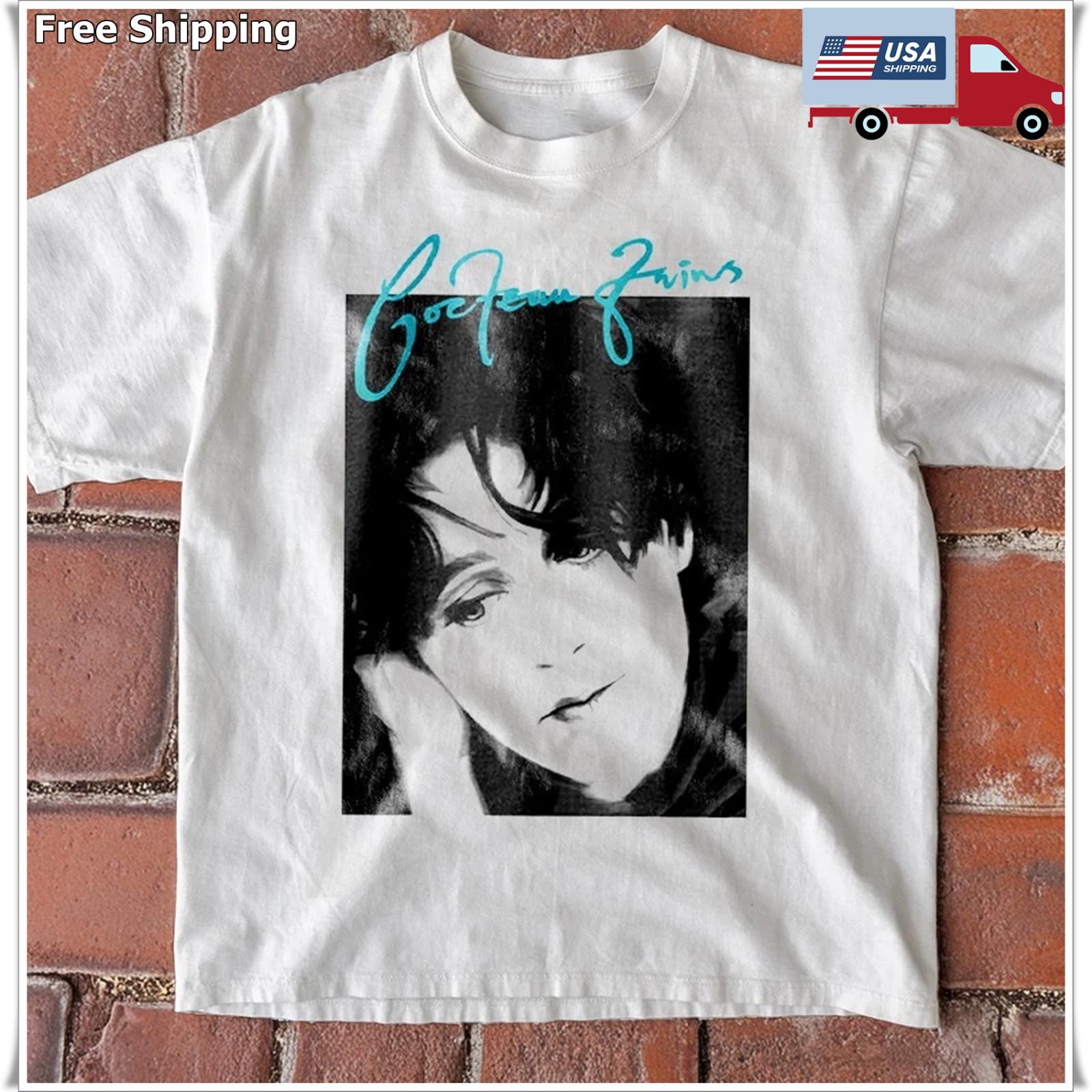 Cocteau Twins Elizabeth Fraser T Shirt, Cocteau Twins Shirt White Cotton T-shirt S