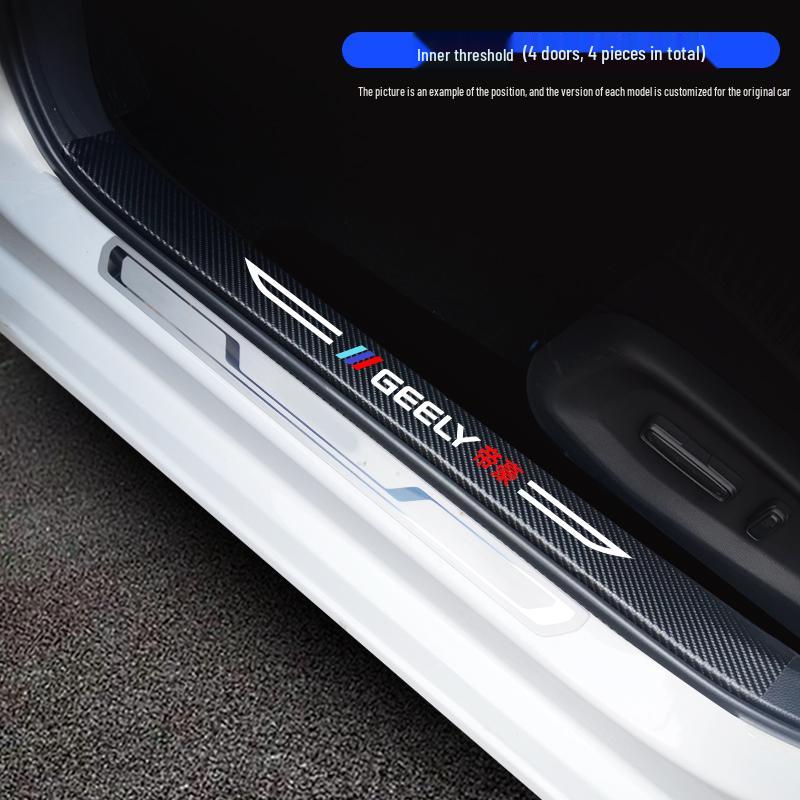 Interior Accessories for Geely Emgrand 4th Generation: Door Sill Stickers