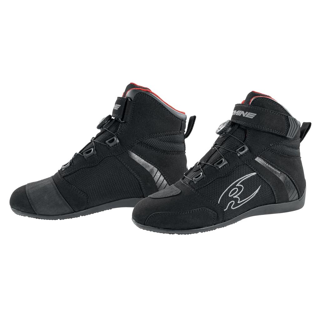 KOMINE WP Sport Riding Shoes for Size Cm BK-100 Motorcycles, Black, 25.0 (05-100), 25.0