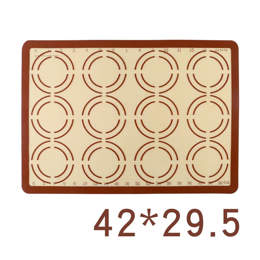Macaron Silicone Baking Mat Pad Liner for Bake Pan Non-stick Heat Resistant  Kitchen Oven Dough Rolling Pastry Tool Accessories