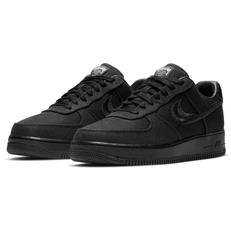 Nike X Stussy Air Force 1 Low 'Triple Black' CZ9084-001