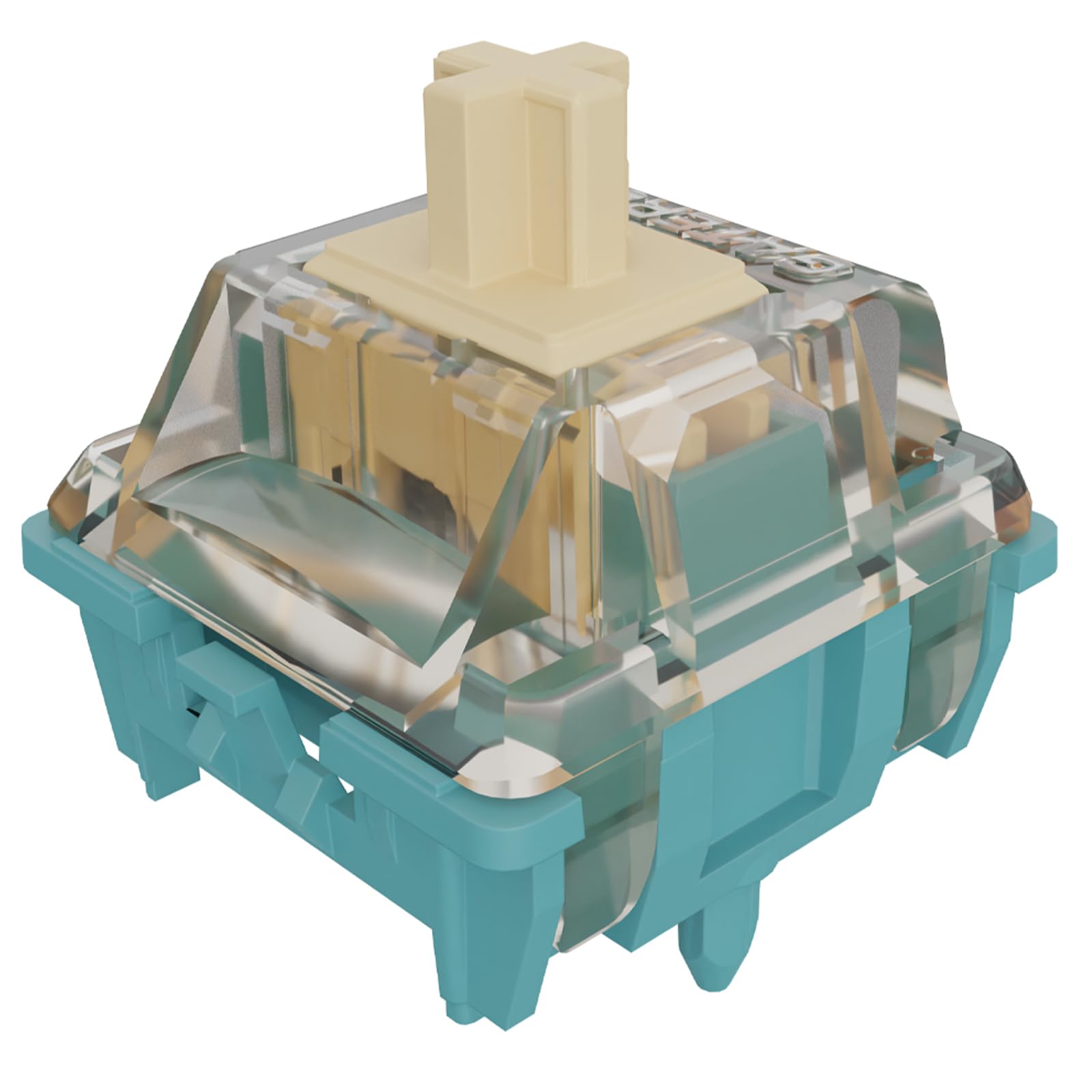 

GATERON Lunar Probe Dual Rail Lunar Probe Keyboard Linear RGB LED 5 Pin Factory Lubricated 45GF Keyswitch Compatible MX Mechanical Keyboard Dual-Rail