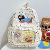 Japanese ins schoolbag female junior high school student cute puppy polka dot backpack casual versatile high school student backpack