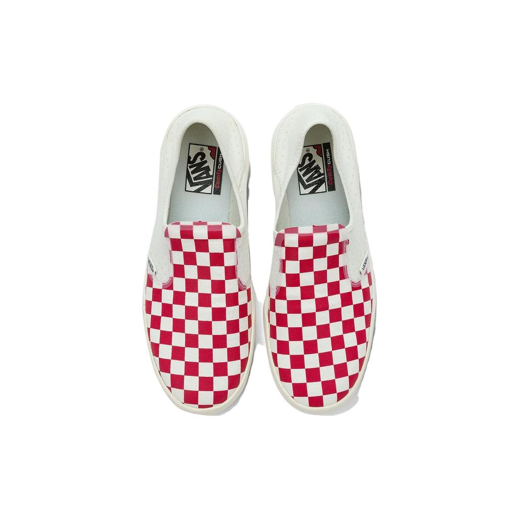 Vans ComfyCush One Checkerboard - Racing Red Unisex Sneakers Marshmallow VN0A45J5BOP