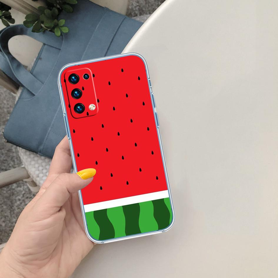 LO21 Cartoon Fruit Watermelon Case for LG K22 K30 K40 K40S K41 K42 K50 K50S K51 K51S K52 K61 K62 K71 K92 Q60 Q61 V40 V50 V60