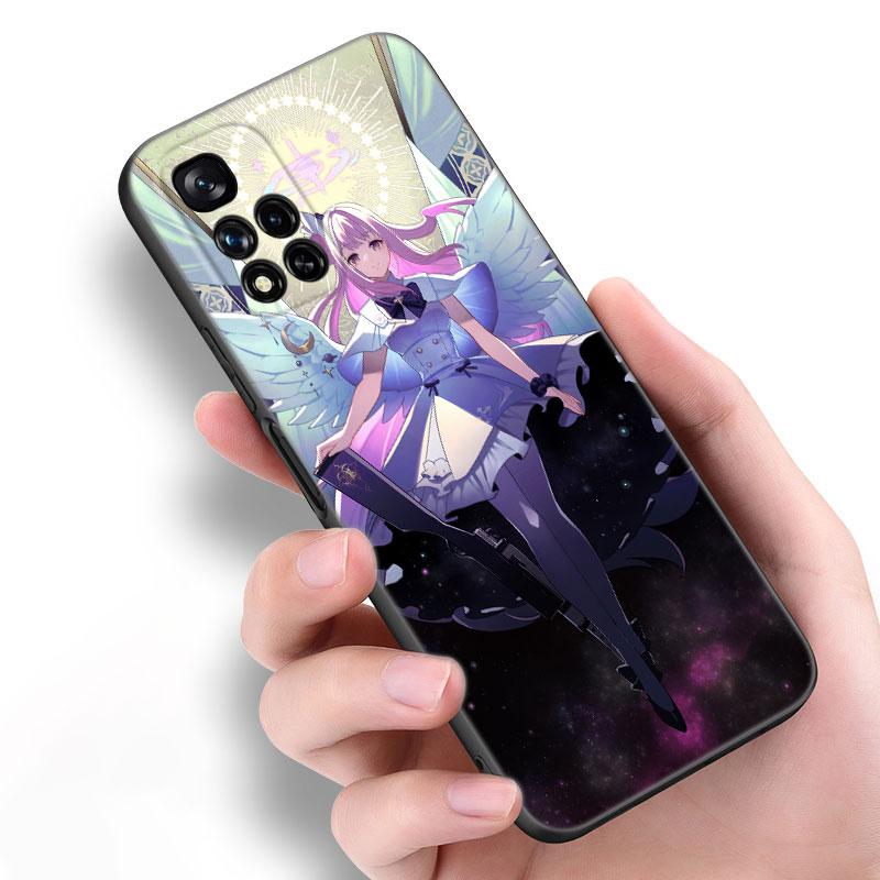 Blue Archive Game Black Silicone Phone Case For Xiaomi POCO X3 X4 NFC F5 M3 M4 M6 X5 X6 Pro F3 F4 GT 5G C55 C65 M5