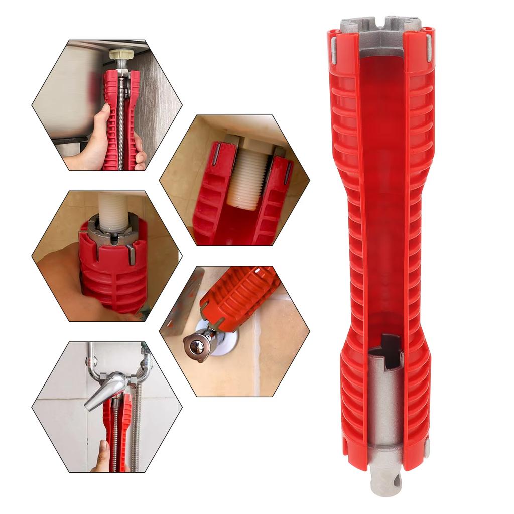 Household Plumbing Installation Tool for Bathroom Sink Water Pipe Faucet, Vegetable Basin Angle Sink Maintenance and Dis
