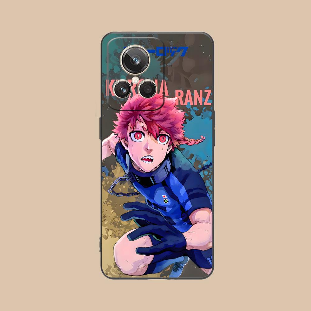 Blue Lock Ranze Kurona Matte TPU Mobile Phone Case for Realme GT 8 Neo Pro C75 73 71 C67 65 C55 53 C35 31 C20 15 Colorful Cover