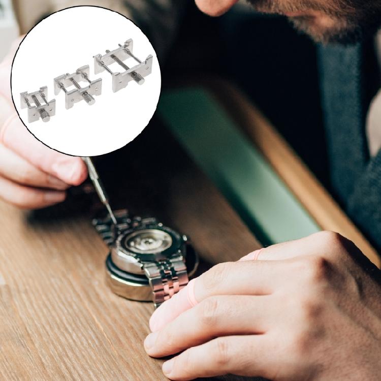 Multifunctional Fixed Base Aluminum Watch Movement Holder Watches Repair Accessory Watch Movement Clamp for Watchmaker