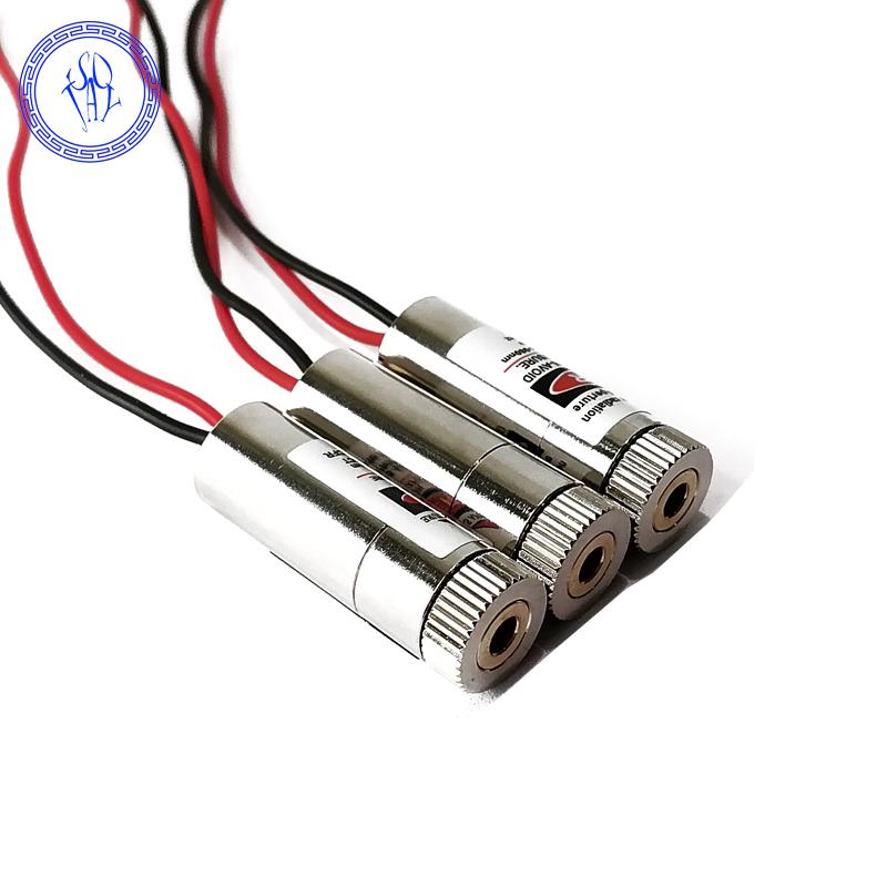 Customized Focus Adjustable 5mw 3-5v 520nm Green Straight Line Laser Module