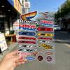 ARA1 FOR HONDA MUGEN TYPE R VTEC Reflective Motorcycle Stickers Waterproof Vinyl Decals for Motorbike Helmet Fuel Tank Bike