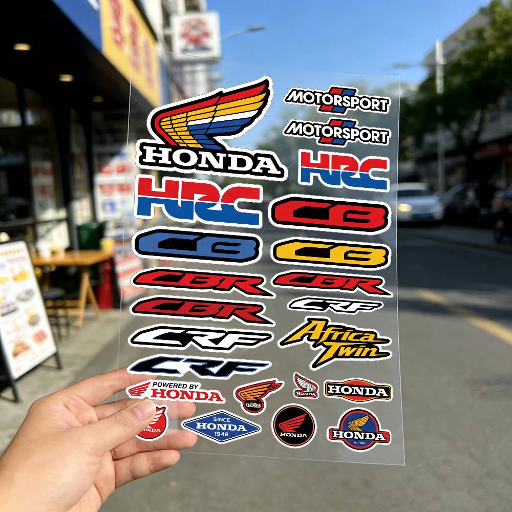 ARA1 FOR HONDA MUGEN TYPE R VTEC Reflective Motorcycle Stickers Waterproof Vinyl Decals for Motorbike Helmet Fuel Tank Bike