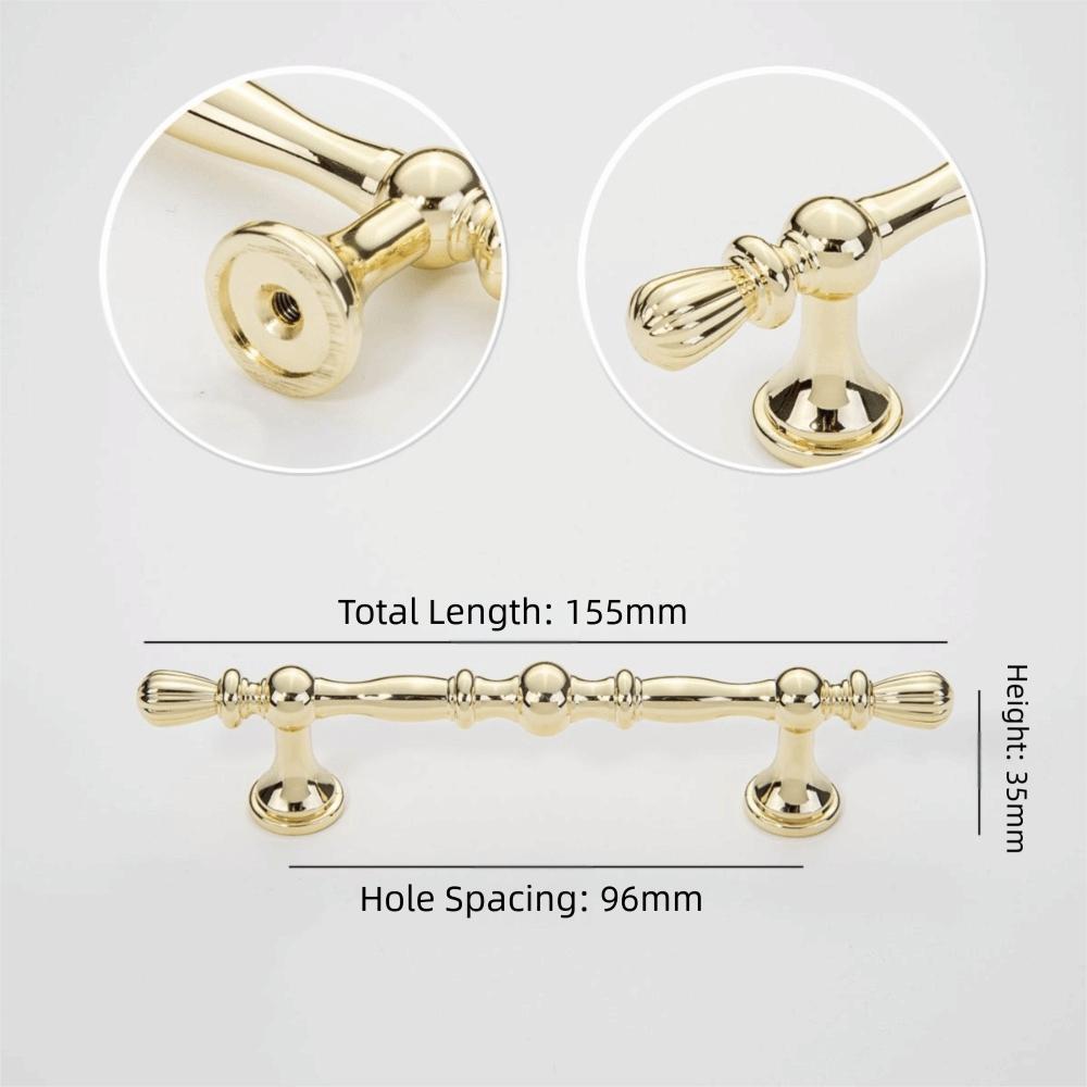 

Copper Finish Cabinet Handle Nordic Style Furniture Handle Modern Design Door Pulls Wine Cabinets Gold 1