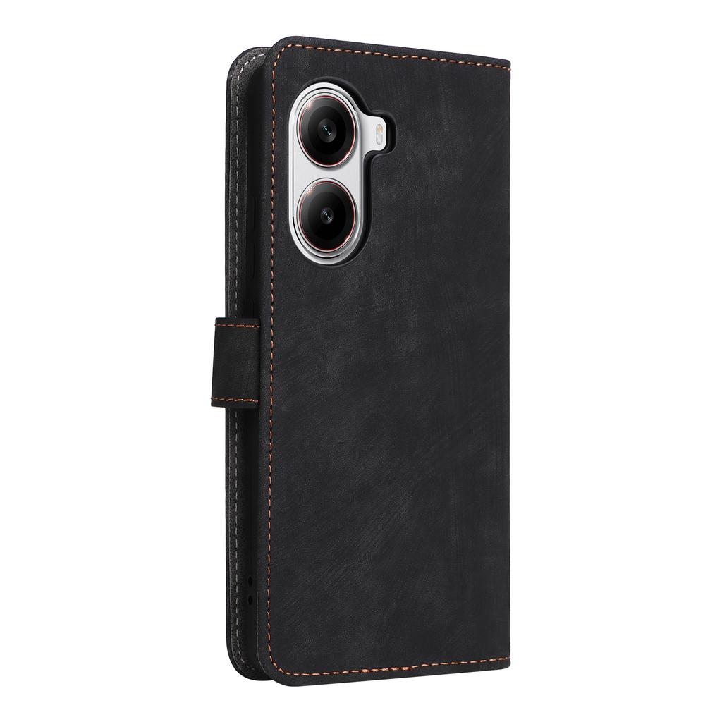 For Xiaomi Poco X7 Pro 5G/Redmi Turbo 4 5G Wallet Case RFID Blocking PU Leather Cover Viewing Stand