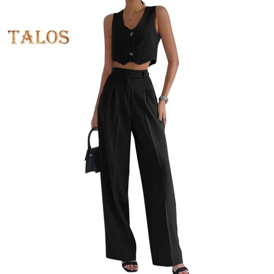 Gilet Donna Grace Karin Senza Maniche - Elegante Con Scollo A V E Taschen - Foto 8