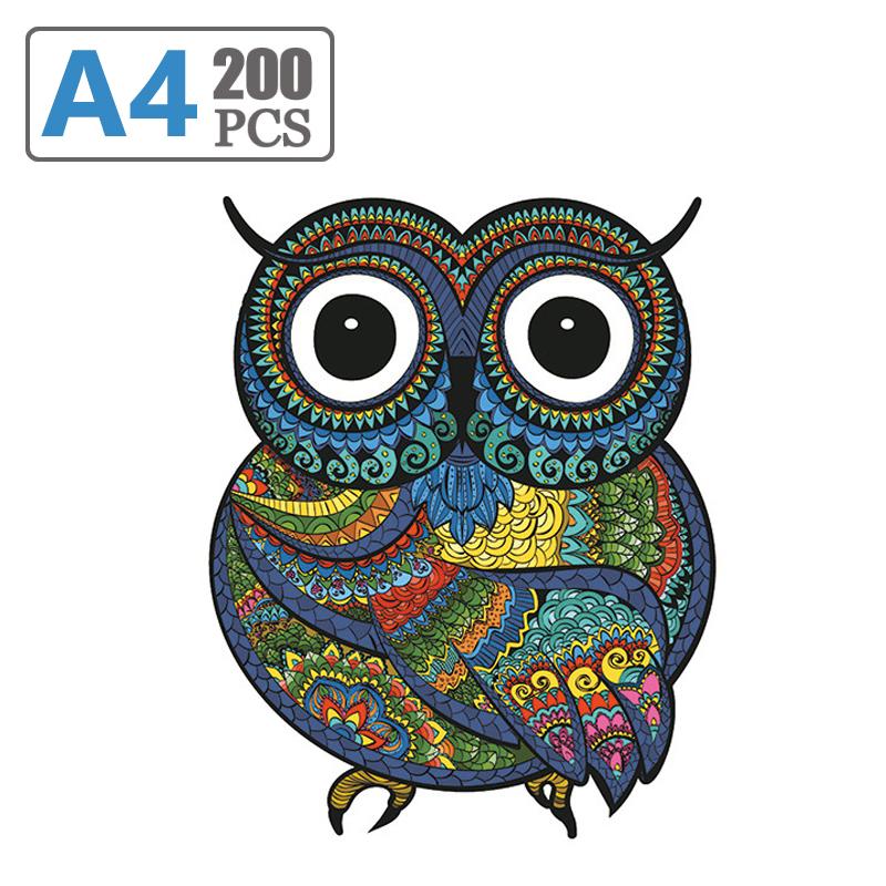 Jigsaw Wooden PuzzleI Rregular Shape Wooden Animal Puzzle Popular Animal Board Group Toys Children Adult Puzzle Game Toys