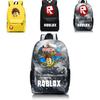 Wzór Roblox Plecak Szkolny dla Dzieci z Gwiaździstym Tłem i Dużą Pojemnością