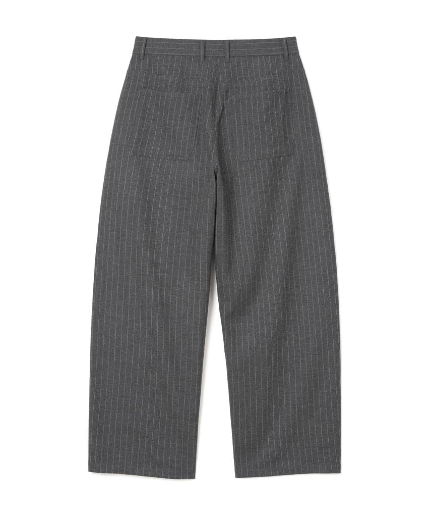 MILLO ARCHIVE Reflect Stripe Wool Pants [Charcoal]