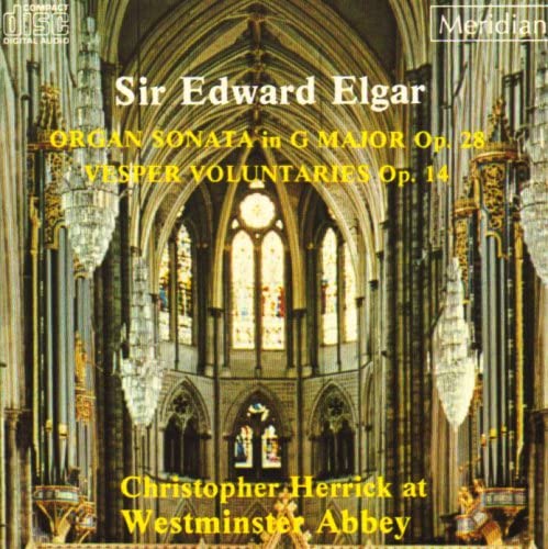 

CD HERRICK - Elgar: Organ Sonata in G CDE84085 UK Classical Used