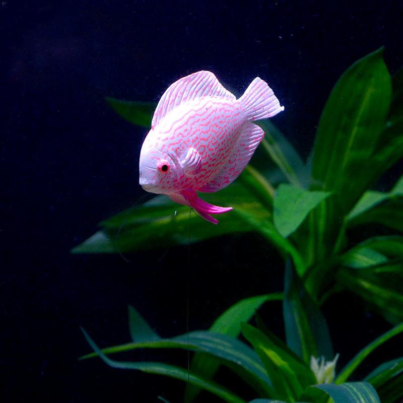 Silicone Artificial Fish Aquatic Landscape Night Luminous Fish Glow In Dark Underwater Fish Tank Decor Aquarium Accessories