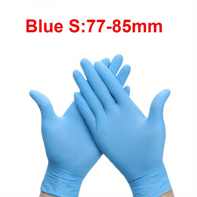 100/50pcs Latex Free Black Elastic Gloves (Box) Disposable Nitrile Gloves for Housework Cleaning Car Industry Gardening Cooking