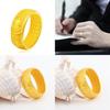 Stylish Vintage Vietnamese Brass Gold Plated Open Ring For Men With Fortune Character Design