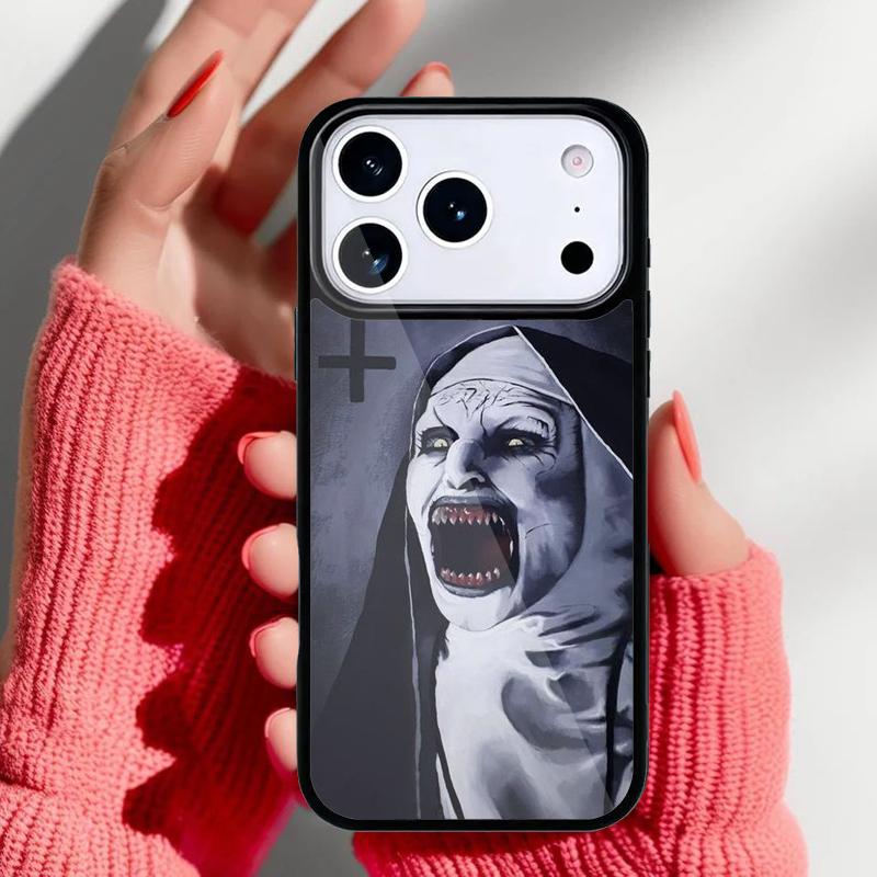 Creepy Nun Dead Horror Phone Case for iPhone 17 16 15 14 13 Pro Max Back Cover for 12 11 Pro Coque