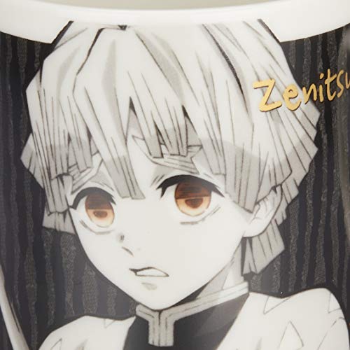 Kaneshotouki Demon Slayer 073113 Zenitsu Agatsuma Mug, Monochrome