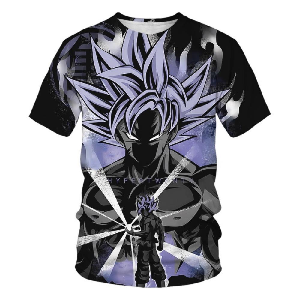 

2025 Summer Animation Dragon Ball Sun Wukong 3D Digital Printing Quick-Drying T-Shirt Adult Children s Fashion Top Casual Y2K 160