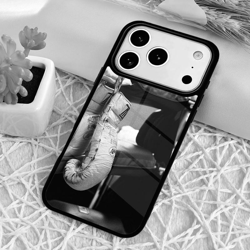 Boxing Gloves Printed Soft Phone Case for iPhone 17 Air 16 15 11 12 14 13 Pro Max Shockproof Cover