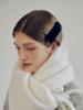 Mellotory Square Velvet Hairpin (Navy)