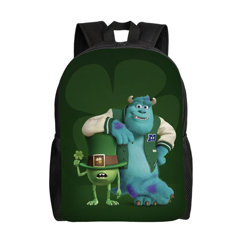 Monsters University Backpack Sullivan Sulley Mike Streetwear Backpacks Men Daily Durable School Bags Design Rucksack