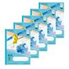 Showa Notebook Japonica Space JAXA Supervised Space B5 5mm Notebook, Series, Size, Math, Blue, Grid, Cross-Leader, 5-Pack JXL-5B5