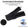 Blackout Head Strap with Eye Mask Soft Travel Pillow for Airplanes 3D Sleep Eye Mask  Long Flight