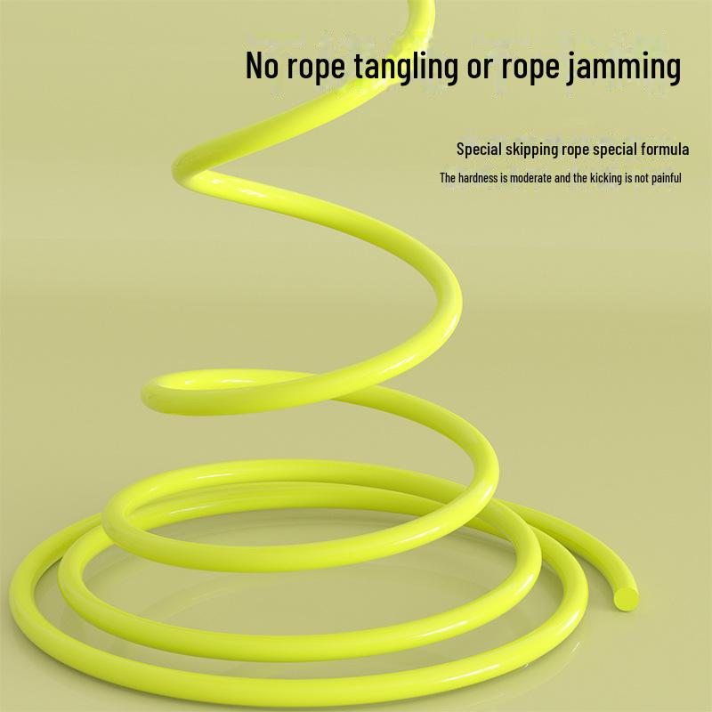 PVC Speed Jump Rope for Kids: No-Knot Design for Fitness & Training in Schools