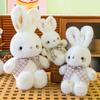 New Smoked Rabbit Plush Toy Soothe Cute Doll Doll Birthday Gift Bunny Gift
