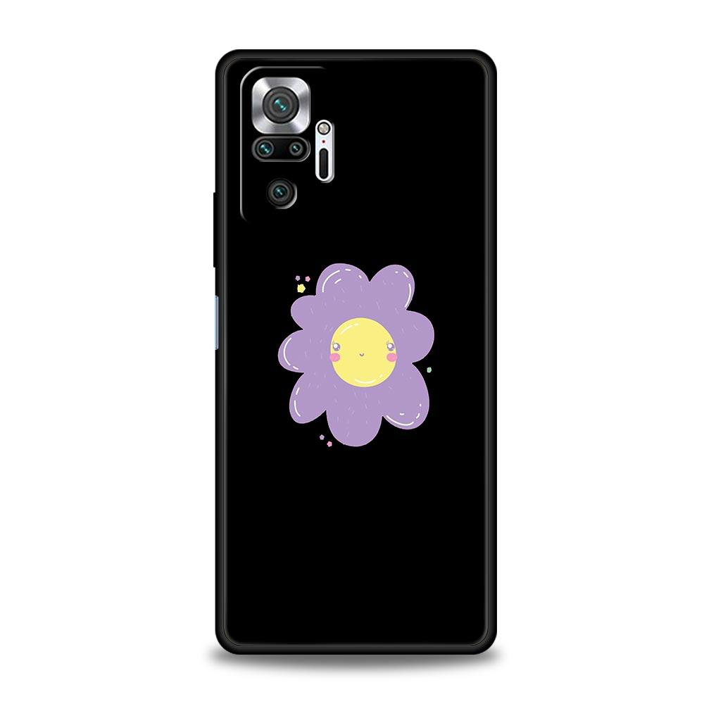 Phone Case For Xiaomi Redmi Note 10 11 9 8 Pro 9S 7 8T 9T 9A 8A 9C K50 K40 Gaming Cover Kawaii Avocado Cartoons Panda Flower