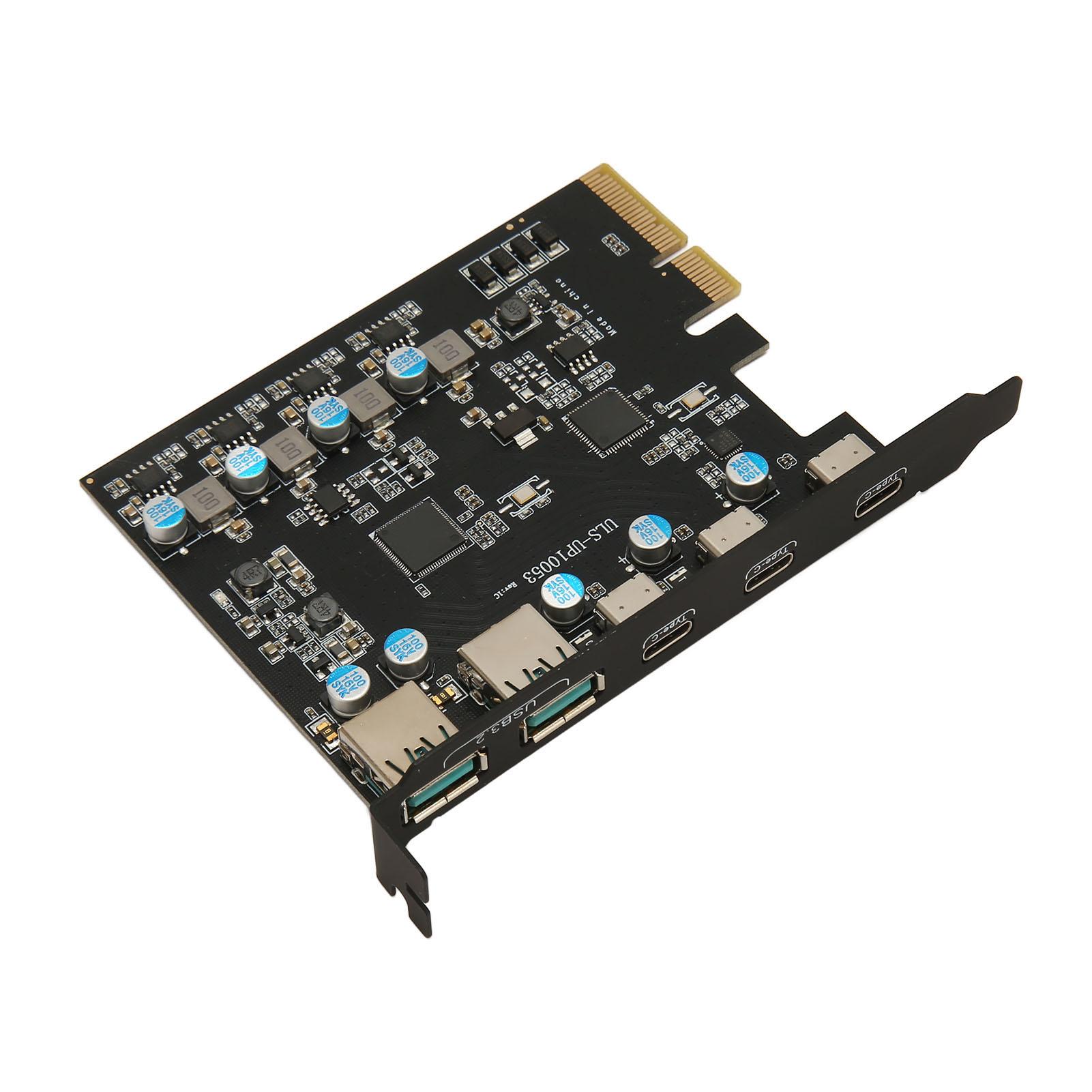 

Карта розширення PCIe на Type C Високошвидкісна USB3.2 20 Гбіт/с Не потребує драйверів Карта хоста PCI Express для