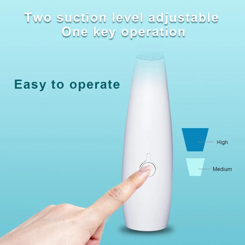 Baby-Nasensauger, elektrisch, sicher, hygienisch, Nasenreiniger, Silikon-Rotzsauger für Neugeborene, Kleinkinder, Kinder, 2-fach verstellbar