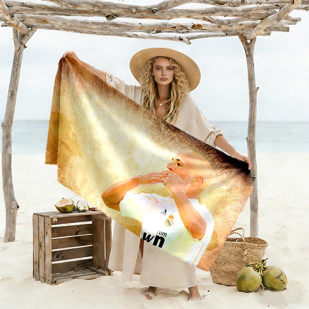 Summer Fun Sun Beach Towel High Absorbency & Quick-Dry Comfortable Lightweight Portable for Swimming,Beach,Camping, Travel, Beach Accessories,Gym