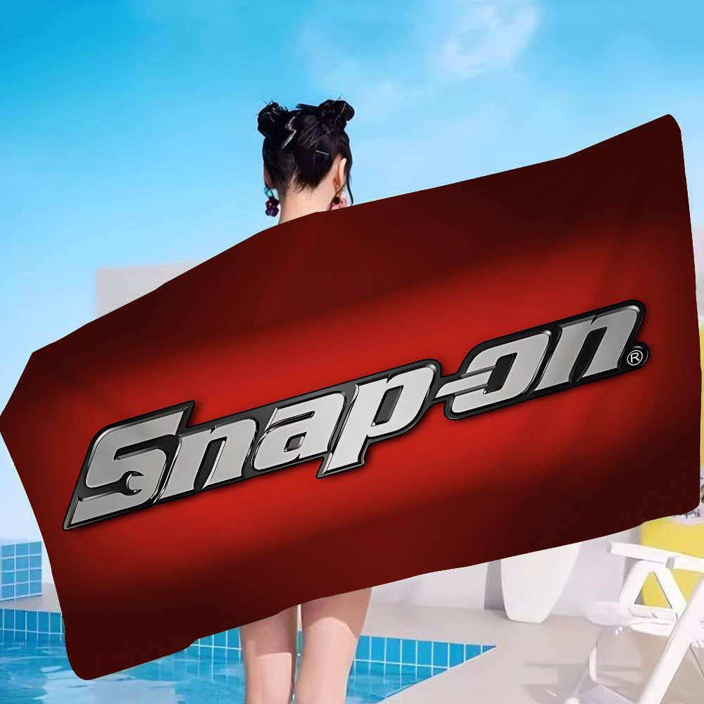 S-Snap On LOGO Microfiber Beach Towel Absorbent Quick dry Soft Yoga Swimming Resort Mountain Climbing Towel