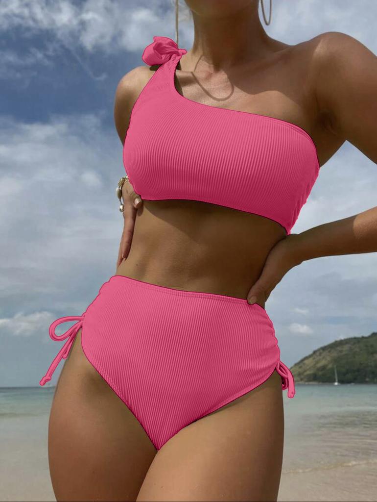 Europäischen und Amerikanischen Sexy Einfarbig Split Bikini Bikini Tether Außenhandel frauen Badeanzug