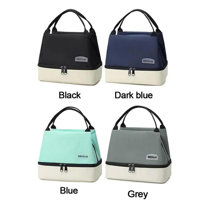 Kühltasche für Damen, tragbare Lebensmitteltasche für Arbeit, Studenten, Thermo-Lunchbox, Kühltasche, Kühltasche, Lunch-Tasche mit Schultergurt-Griff
