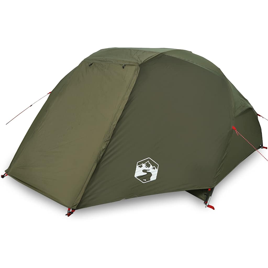 Fishing Tent for 5 Persons Olive Green Waterproof